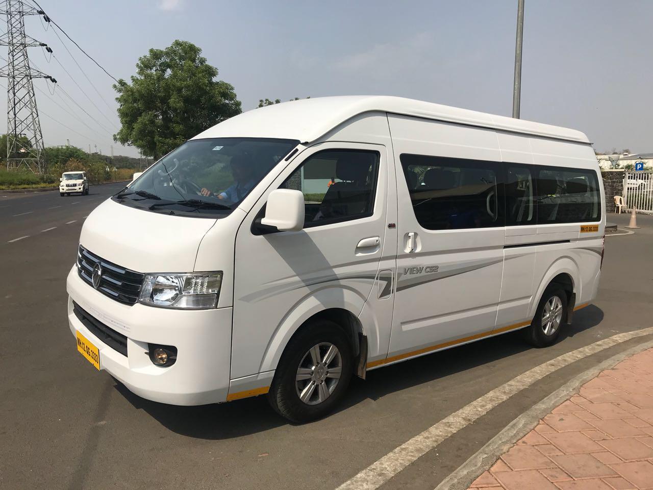 Corporate Shuttles vehicle - Professional corporate transportation service by Comfort Tours Pune